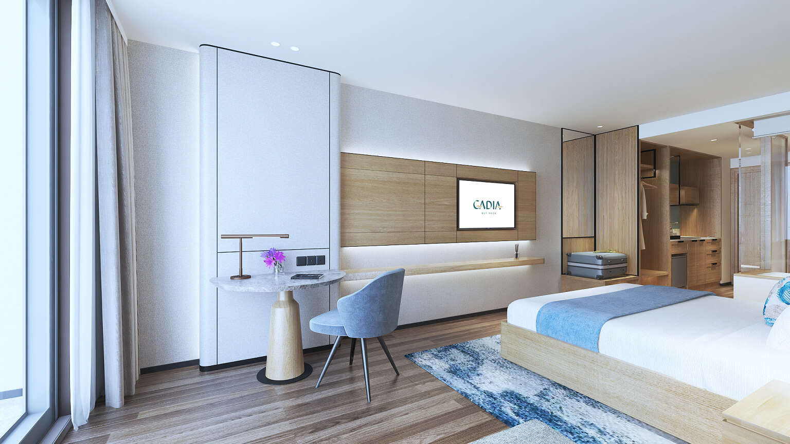 nội thất căn hộ q1 tower quy nhơn