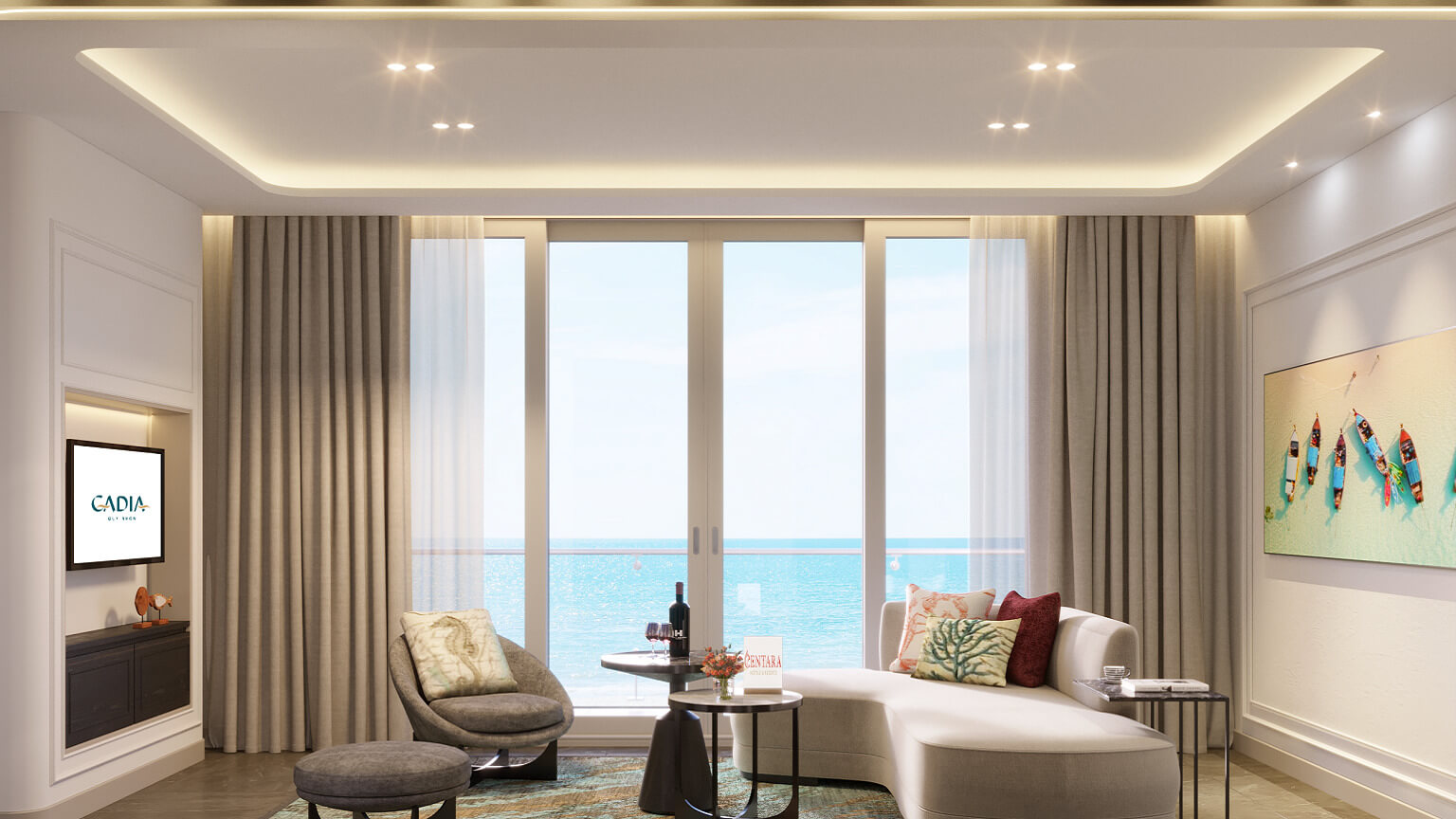 nội thất căn hộ q1 tower quy nhơn