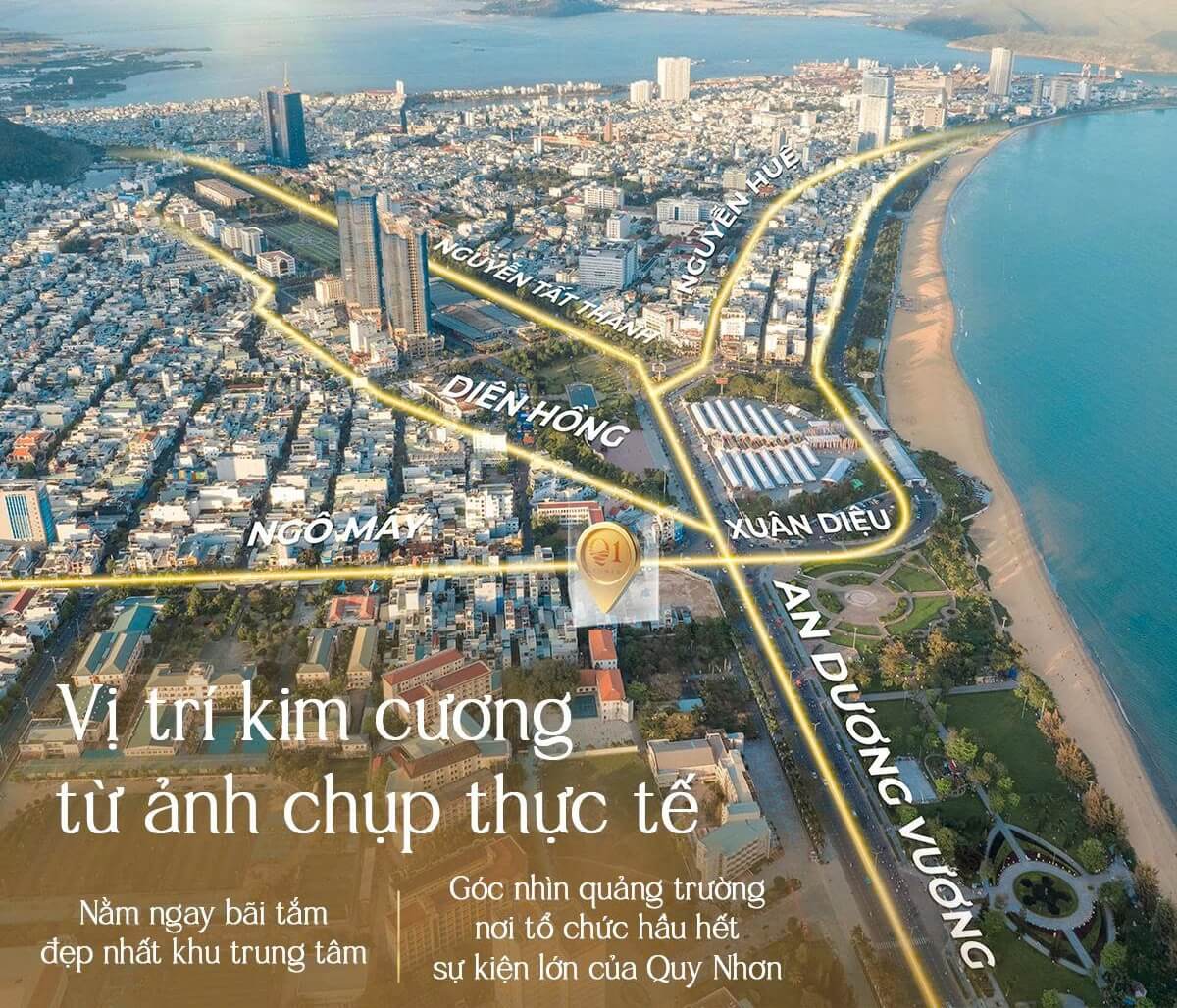 vị trí dự án q1 tower quy nhơn